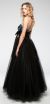 Strapless Sweetheart Neck Long Formal Prom Gown in Mesh back